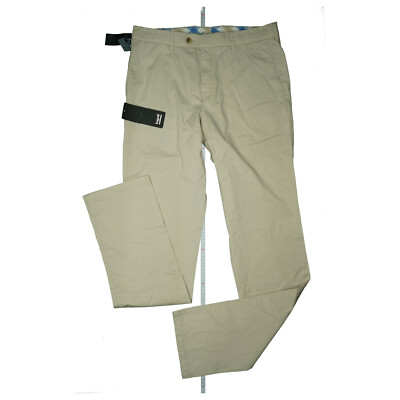 BUGATTI Trento Herren Straight Fit comfort stretch Chino Hose W34 L36 Beige NEU