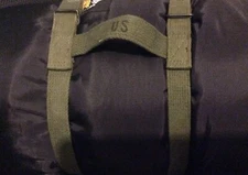 US Military Army GI Sleeping Bag Carry/Carrying Canvas/Cotton Web Straps NOS USA