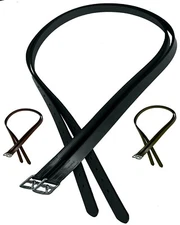 Majestic Ally Genuine Leather English Stirrup Leathers for daily use (Pack of 2)