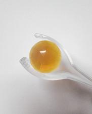 Round Faceted Jewels- German Made- Opal Beige- Multiple Sizes- Stained Glass