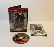 Medal of Honor: Frontline (Sony PlayStation 2, 2002) cib complete with manual