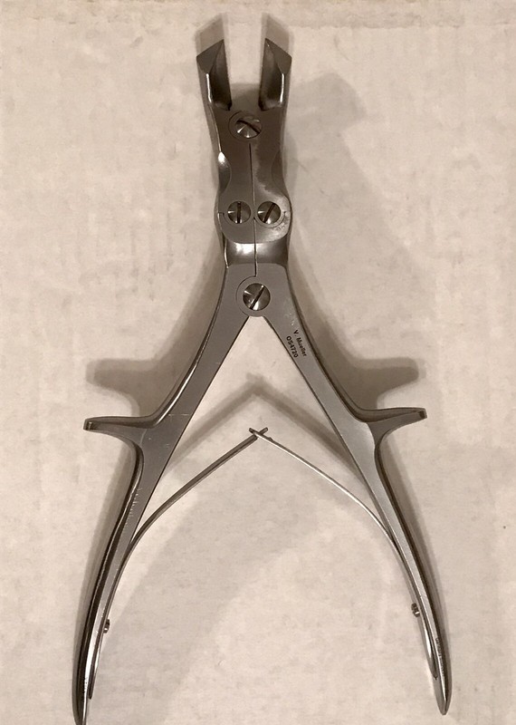 V. Mueller OS4720 Horsley 10" Double-Action w/ Double Bend Bone Cutting Forceps