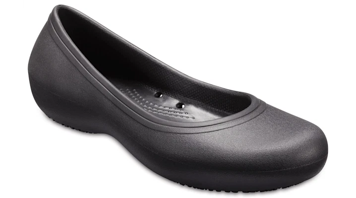 Crocs Women s Slip Resistant Shoes Comfortable Ballet Flats for