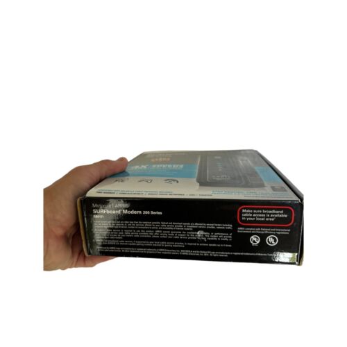 Motorola Arris SURFboard SB6121 Cable Modem 200 Series DOCSIS 3.0 172Mbps w/ Box - Picture 5 of 8