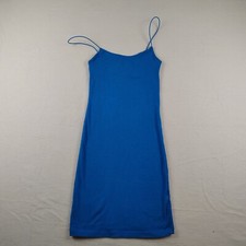 Zara Dress Womens Small Cobalt Blue Strappy Bodycon
