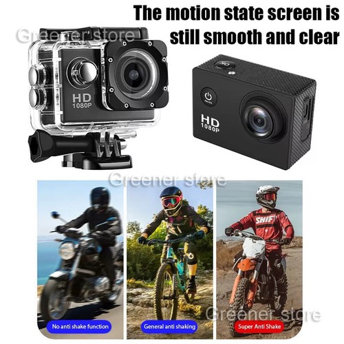 4K WiFi Action Camera Waterproof Sports Riding Camera HD 1080P Screen Underwater - Picture 8 of 20