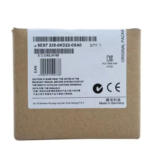 New Siemens 6ES7235-0KD22-0XA0 S7-200 6ES7 235-0KD22-0XA0 analog I/O EM ...