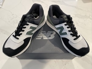 new balance 574 black green