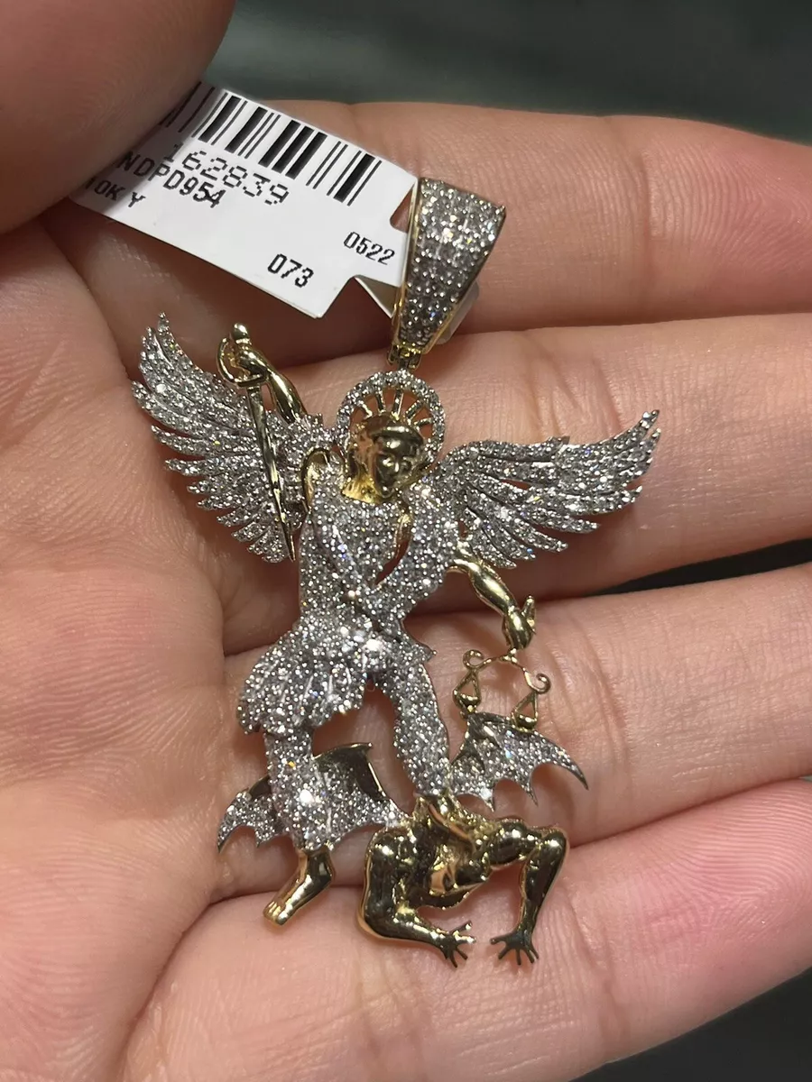 St michael diamond pendant deals