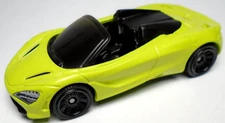 2022 MATCHBOX MCLAREN 720S SPIDER CONVERTIBLE NEON GREEN 1:64 DIECAST 2 3/4" CAR