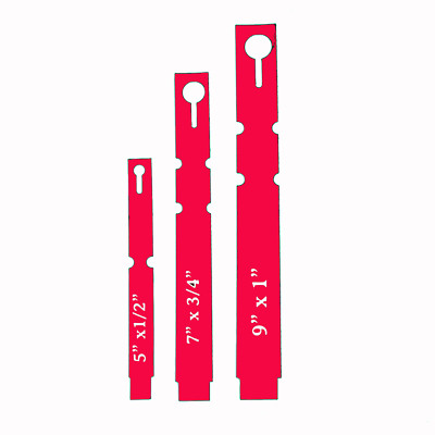 Red Grap around labels Plastic plant Tree labels 5'' 7'' 9'' Nursery tag markers