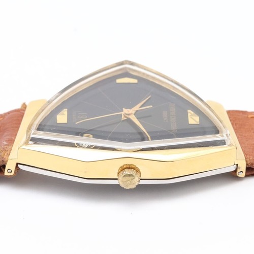 ORIENT Olympia Calendar Triangle Manual Winding Black Dial VINTAGE Men's Watch - Picture 2 of 13