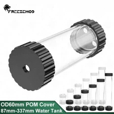 FREEZEMOD OD60mm Water Tank Acrylic Reservoir Length 87-337mm Built-in Filter