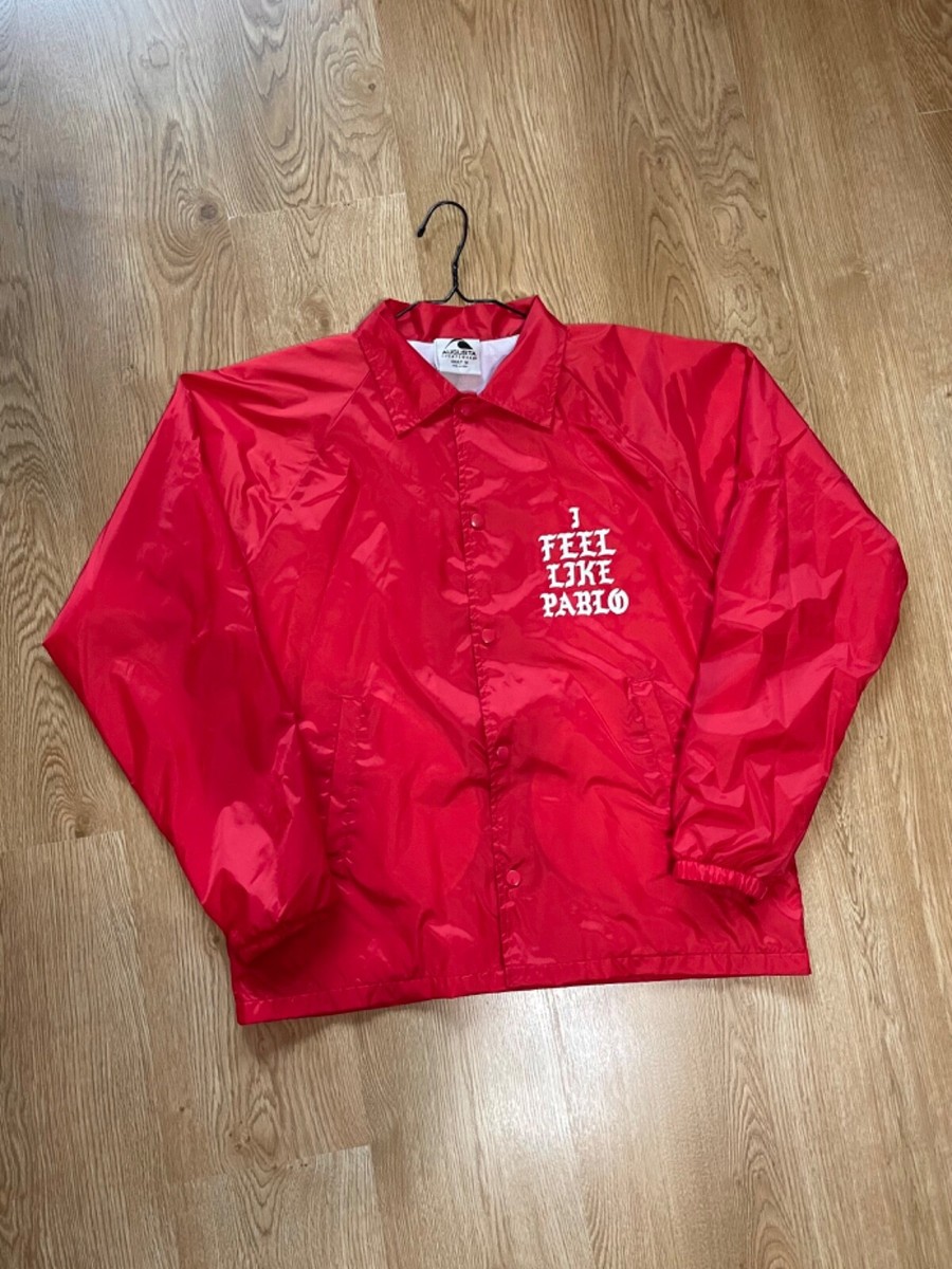 Kanye West I Feel Like Pablo Ye Windbreaker Coach Jacket Size M