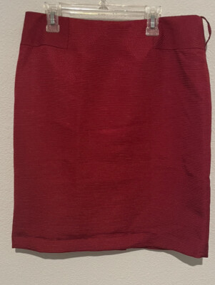 NEW Women s Antonio Melani Ruby Red Holiday Christmas Cocktail Skirt Size 6
