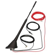 Auto Radio Kurz Stab Dach Antenne 24cm DAB FM Kombi SMB Splitter Universal