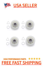 4x 279640 Dryer Roller Pulley Kit for Whirlpool Kenmore Washing Machines