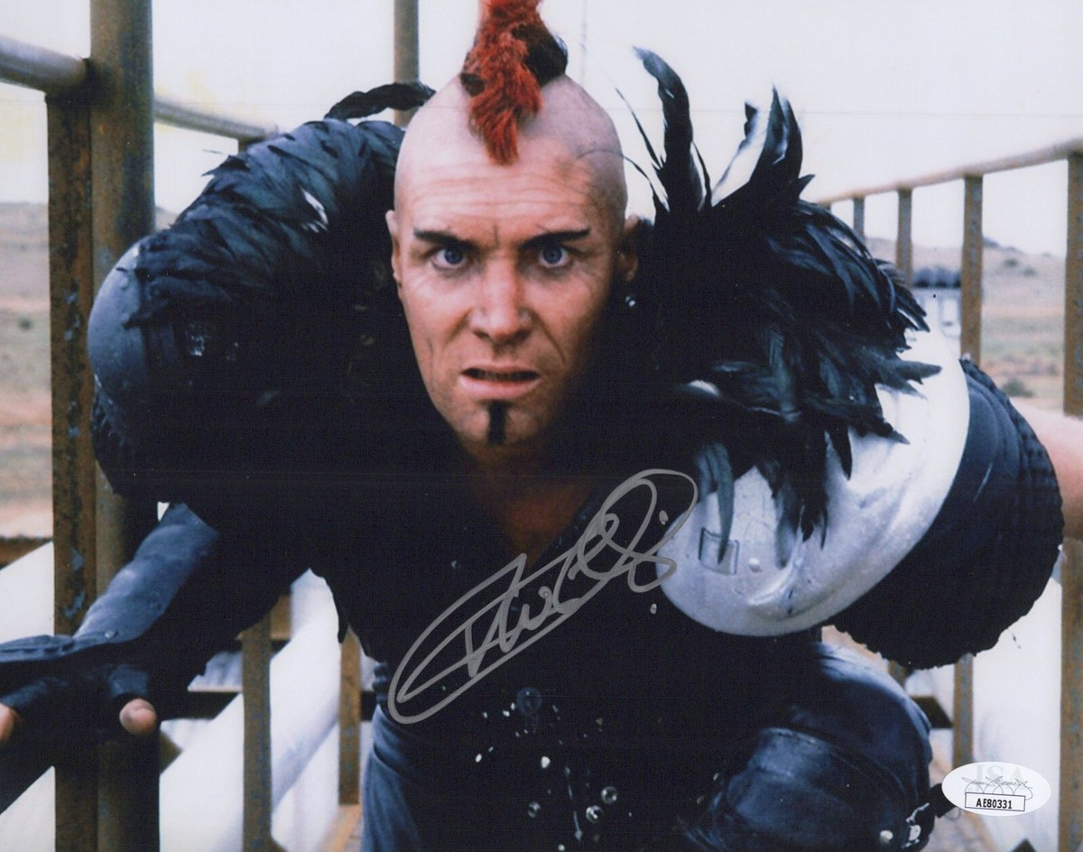 VERNON WELLS Hand Signed MAD MAX 2 8x10 Photo Authentic Autograph