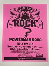 Kid Rock Concert Poster 1999 New Orleans - Pink