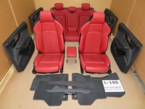 Audi A4 8W B9 S4 S Top Sport Sitze Raute Leder Lederausstattung L190