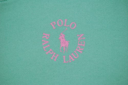 NWT Polo Ralph Lauren Big Girls Mint Green LS Logo Sweatshirt sz XL 16 - Picture 6 of 11
