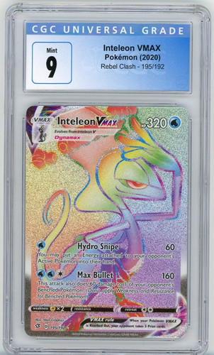 Inteleon VMAX graded CGC 9 for sale on eBay