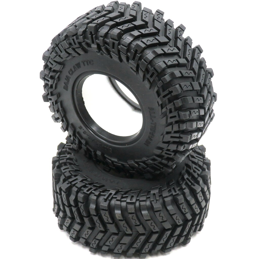 Lot De 4 Pneus 2.2 Pour Voiture RC Crawler - Hauteur 127mm - Compatible Axial SCX10, Traxxas TRX4