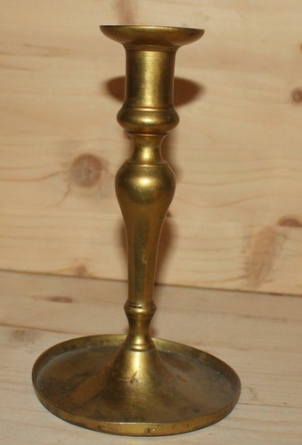 Vintage hand crafted bronze candlestick candle holder - Picture 1 of 12