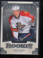 DREW SHORE 2013-14 UPPER DECK ARTIFACTS ROOKIE CARD #164   /999