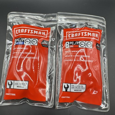 #ad Craftsman 16 pc Mini SAE amp; METRIC Wrench Set $26.49