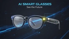 AI Smart video Glasses with camera and bluetooth/Translation/Removable lense