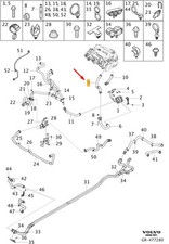 Tubo Powertrain Elettrico Sistema di Raffreddamento VOLVO XC40 31686997 NUOVO ORIGINALE