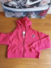 Buc-ee's Hoodie Youth Medium Red Full Zip Embroidered Logo Beaver Sweatshirt