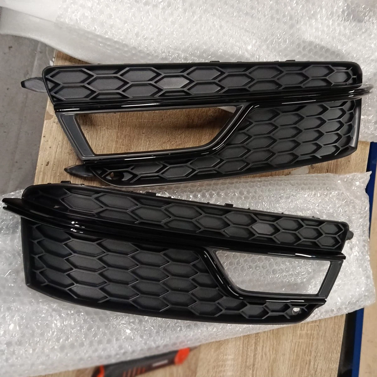 2x Calandres Antibrouillard Noires Pour Audi A5 S5 S-Line 2013-16 – Neuves