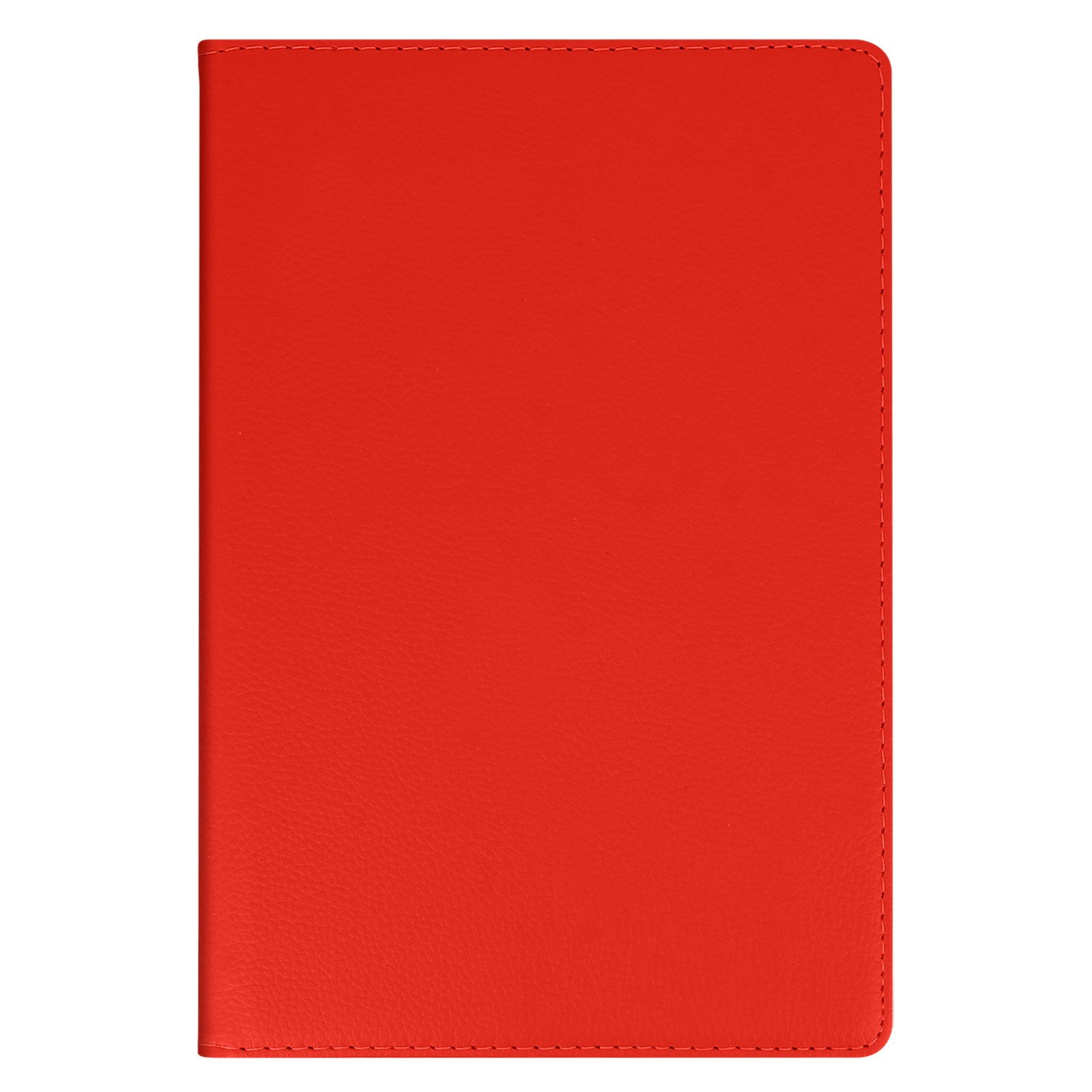 Coque Huawei MediaPad M5 Lite rotative 360 en cuir PU rouge antichoc