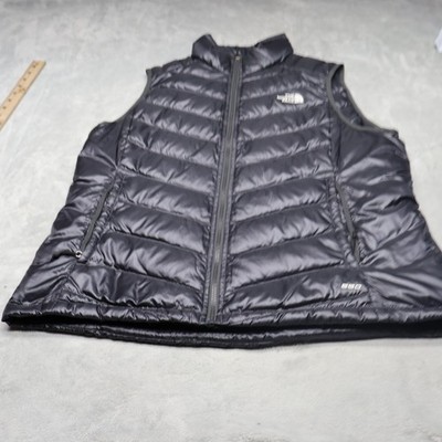 North Face Flare Down Vest Womens XL Black 550 Fill Puffer Light Insulated Warm