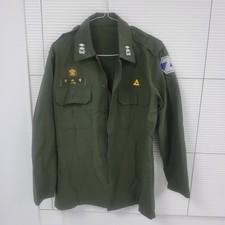 VINTAGE  south korea  ARMY  military  uniform  olive  color 1994  size 42