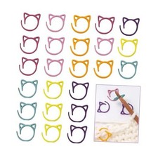 Cat Stitch Markers for Crocheting,Crochet Stitch Markers Cat Metal Stitch 12