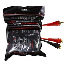 Audiopipe Female to 2M Cable - 10pcs per Bag 6 inches, Black