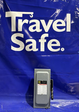 Square D 30 Amp 600V Non-Fusible Safety Switch 3PH 4W 3P 50/60Hz HU361   