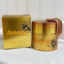 New Sealed Urban Decay Scented Sparkling Body Powder with Puff~Honey~Full Size