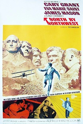 Der UNSICHTBARE DRITTE - Hitchcock Cary Grant 70x100 Poster Plakat Bild