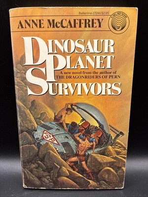 DINOSAUR PLANET SURVIVORS by Anne McCaffrey vintage 1984 Ballantine paperback