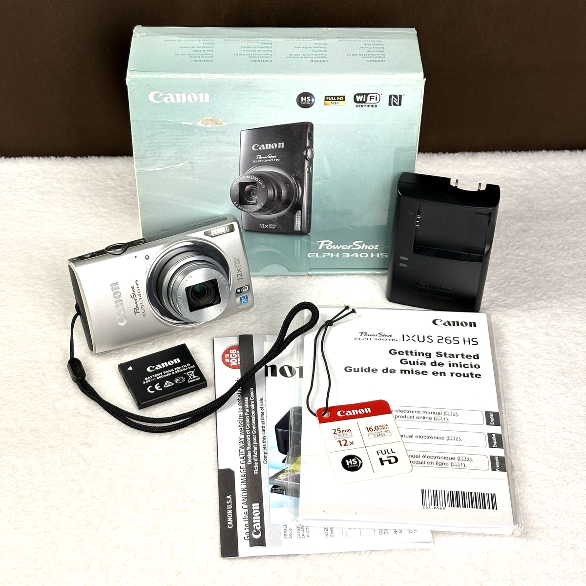 Buy Canon PowerShot ELPH 340 HS / IXUS 265 HS 16.0MP Digital