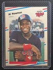 1988 Fleer Al Newman #17 Minnesota Twins Second