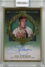 2022 Topps Gilded Collection Jim Palmer Hall Famers Auto Emerald /25