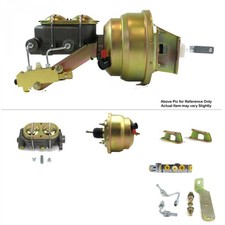 1961-1964 Ford Truck 8 Dual Power Brake Booster Kit Oem Mount Discdisc