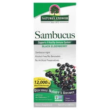 Nature s Answer Sambucus Original Flavor 12 000 mg 8 fl oz 240 ml Alcohol-Free,