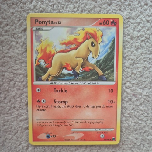 Ponyta 72/99 Common Arceus Pokemon Lightly Played