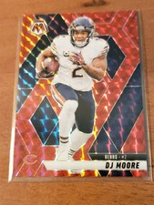 2025 Panini Mosaic - D.J. Moore #180 Red Camo Mosaic Prizm